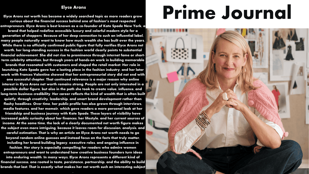 Elyce Arons Net Worth