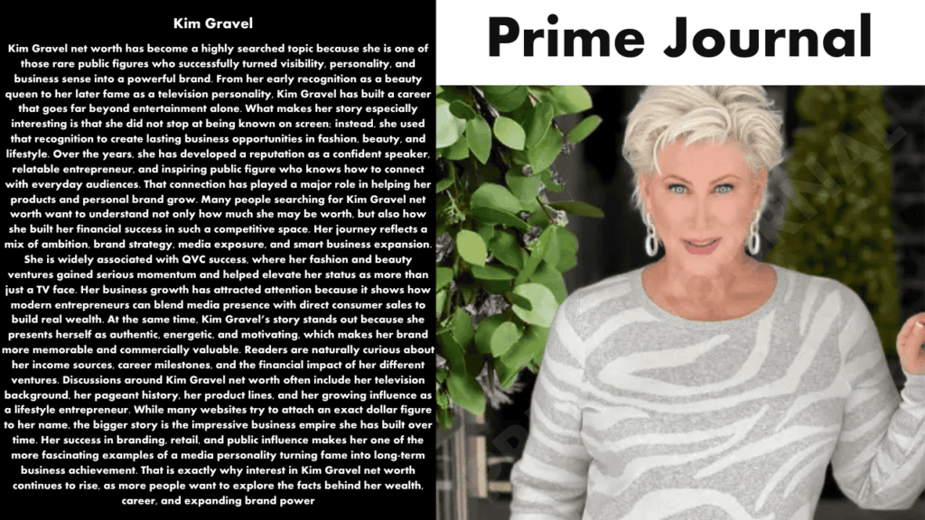 Kim Gravel Net Worth