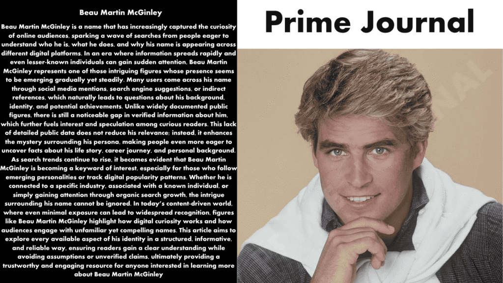 Beau Martin McGinley