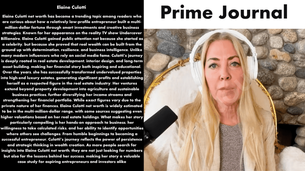 Elaine Culotti Net Worth