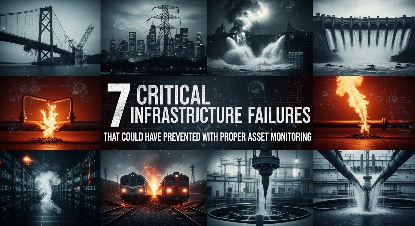 7 Critical Infrastructure Failures That Could Have Been Prevented with Proper Asset Monitoring
