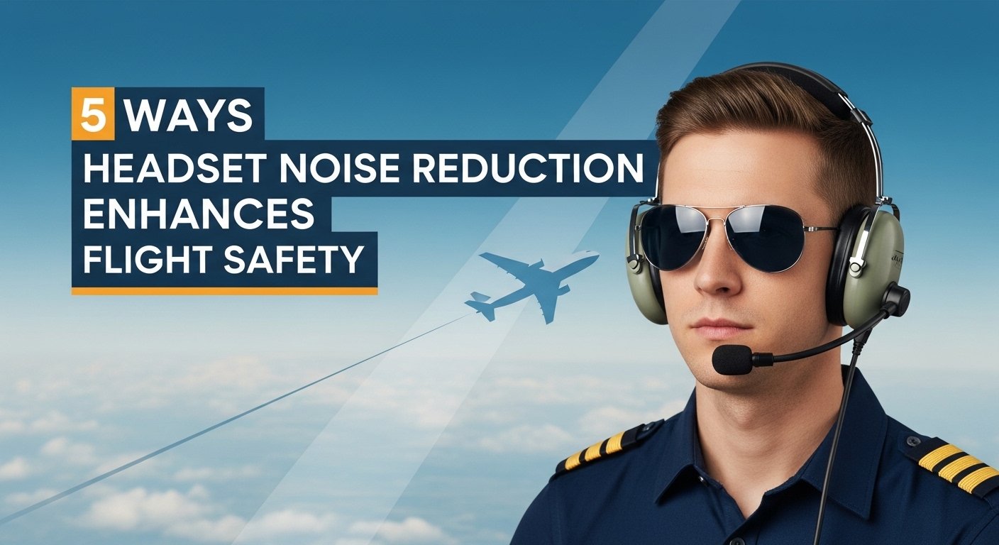 5 Ways Headset Noise Reduction Enhances Flight Safety