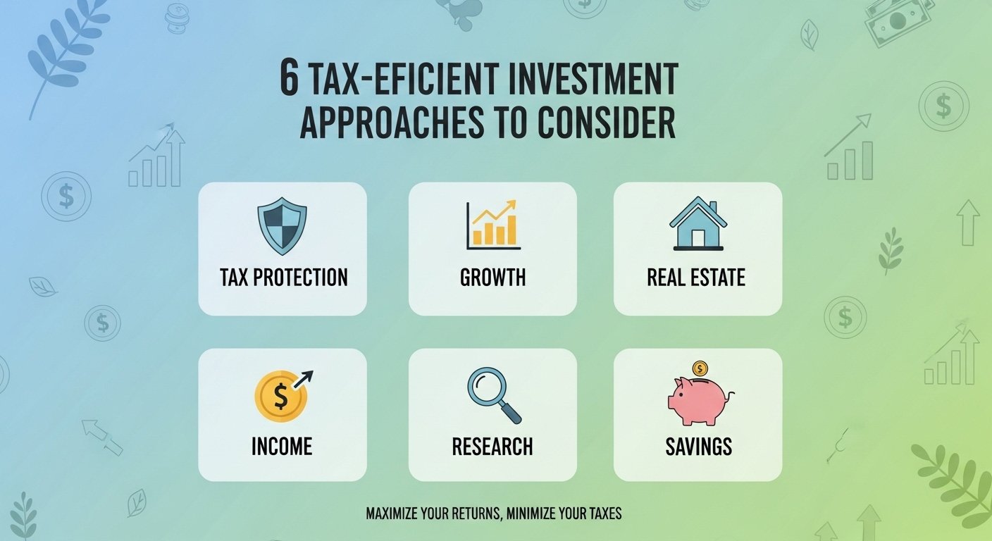 6 Tax-Efficient Investment Approaches to Consider