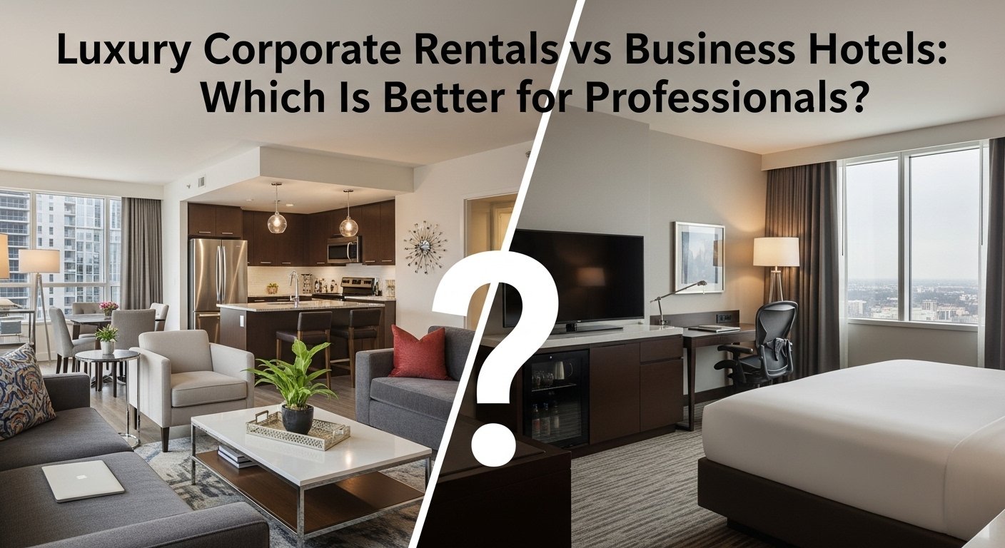 Luxury Corporate Rentals vs Business Hotels: Which Is Better for Professionals?