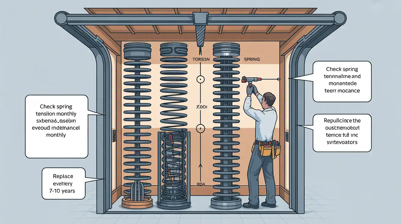 The Importance of Regular Maintenance for Garage Door Springs in Homes