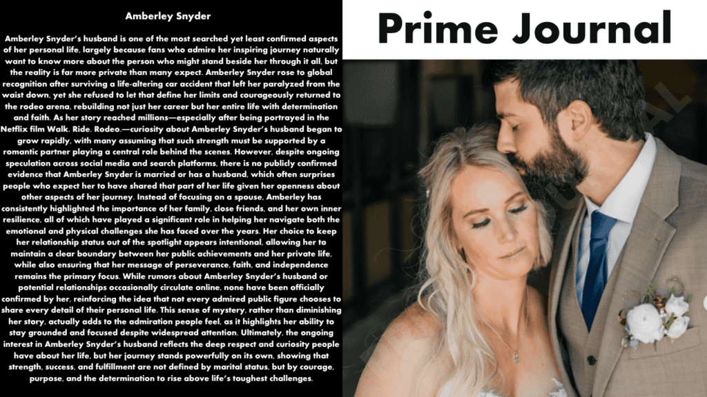 Amberley Snyder Husband