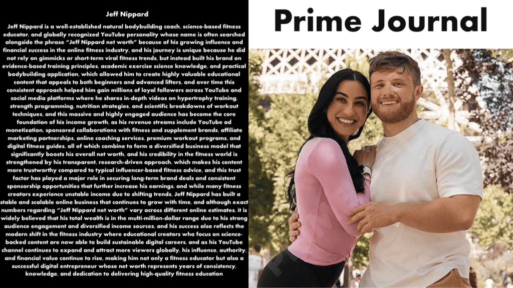 Jeff Nippard Net Worth