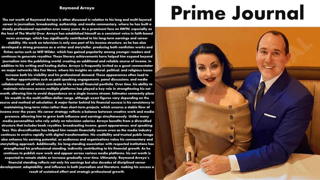 Raymond Arroyo Net Worth
