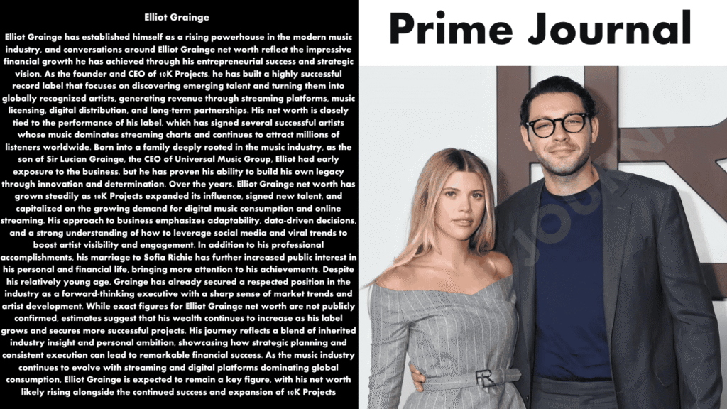 Elliot Grainge Net Worth