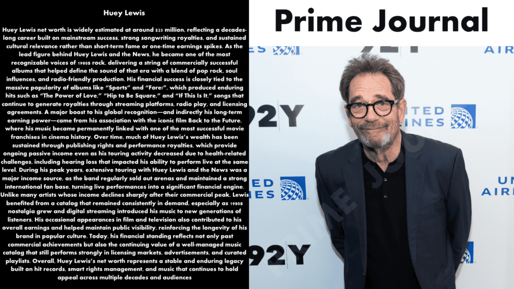 Huey Lewis Net Worth