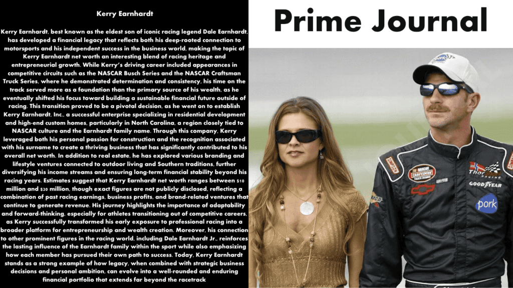 Kerry Earnhardt Net Worth