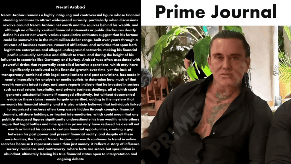 Necati Arabaci Net Worth