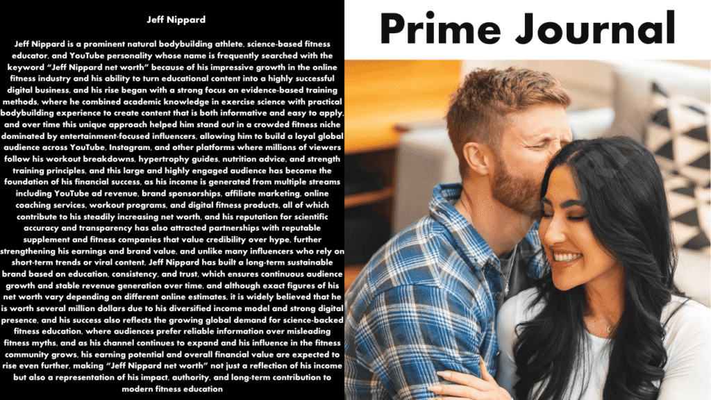 Jeff Nippard Net Worth