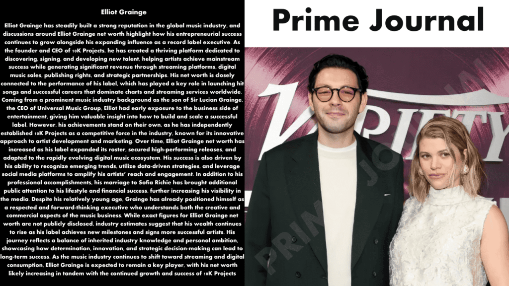 Elliot Grainge Net Worth