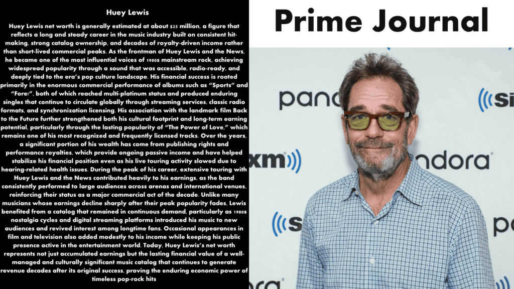 Huey Lewis Net Worth