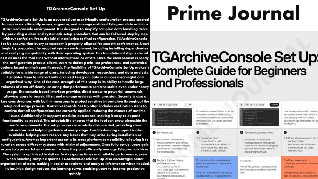 TGArchiveConsole Set Up