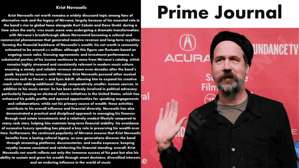 Krist Novoselic Net Worth