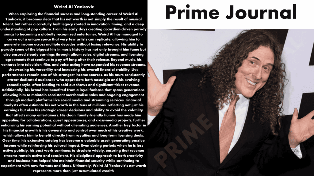 Weird Al Yankovic Net Worth