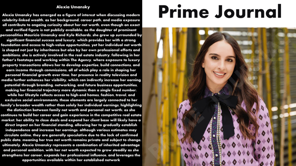 Alexia Umansky Net Worth