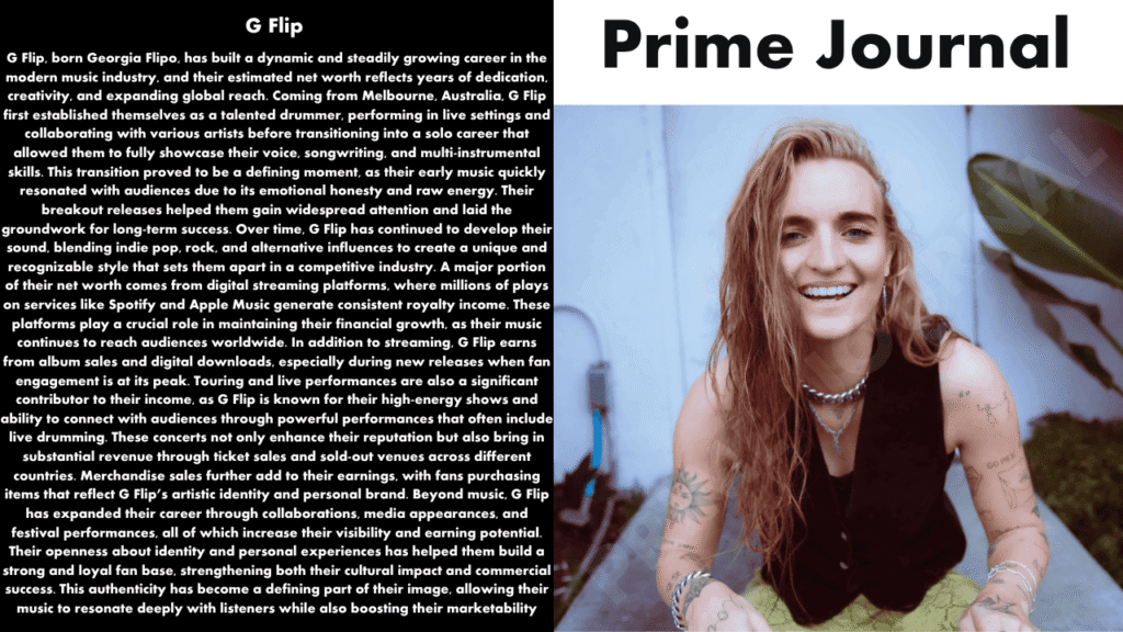 G Flip Net Worth