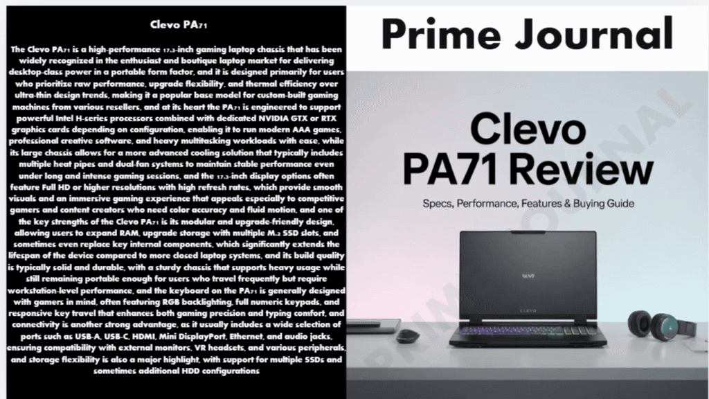 Clevo PA71