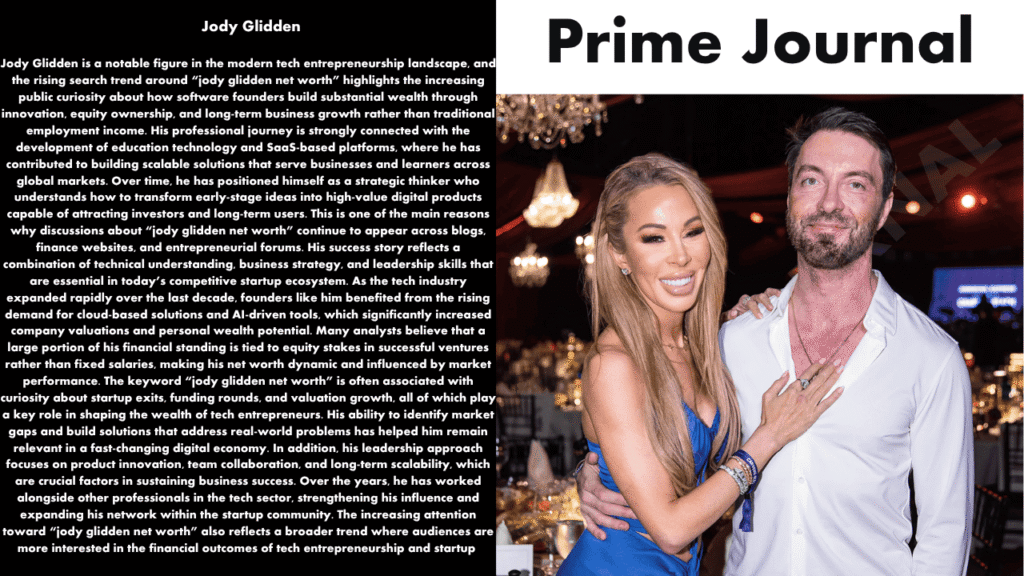 Jody Glidden Net Worth