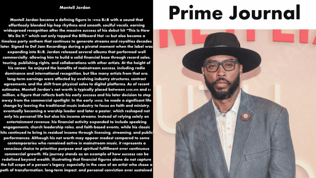 Montell Jordan Net Worth