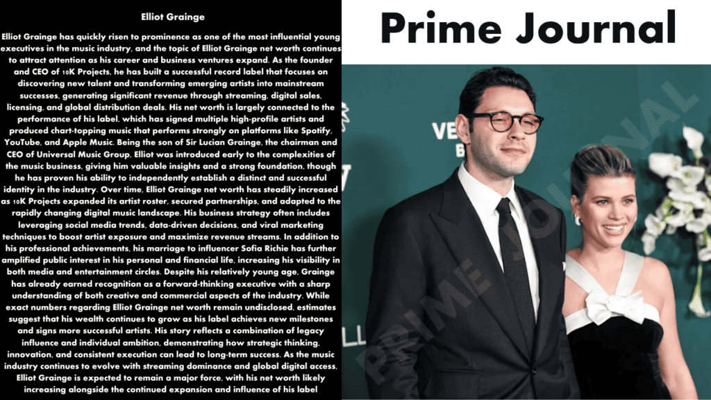 Elliot Grainge Net Worth