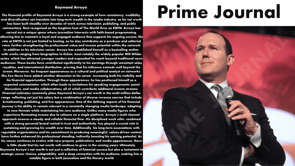 Raymond Arroyo Net Worth