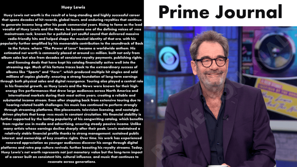 Huey Lewis Net Worth