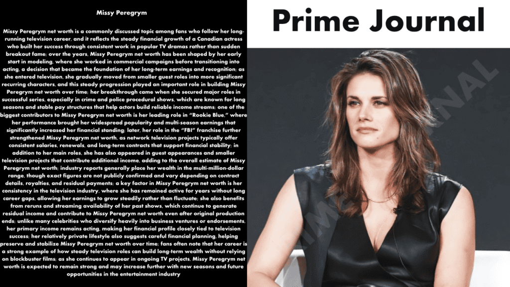 Missy Peregrym Net Worth