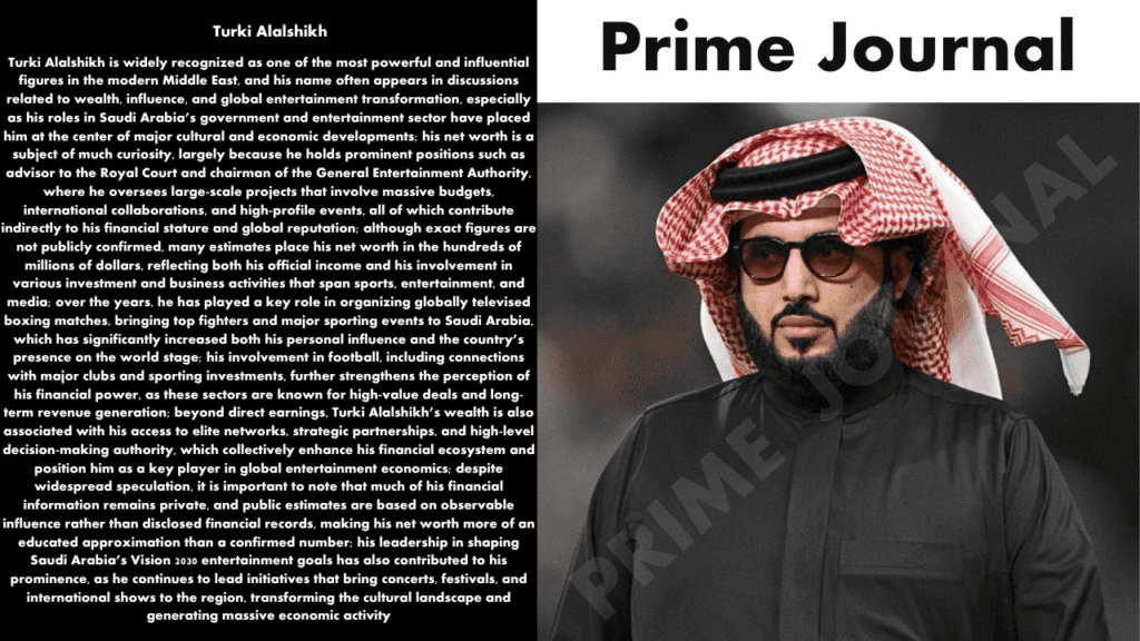 Turki Alalshikh Net Worth