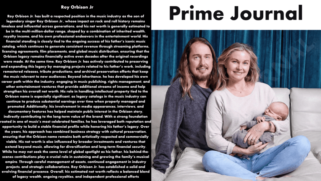 Roy Orbison Jr Net Worth