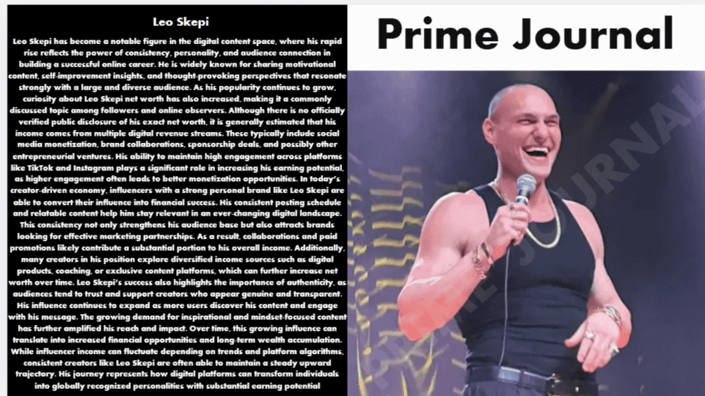 Leo Skepi Net Worth