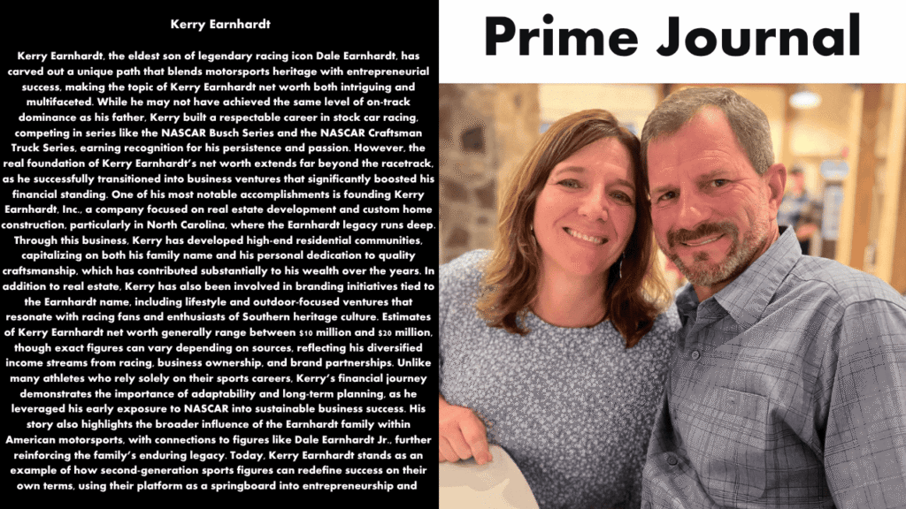 Kerry Earnhardt Net Worth