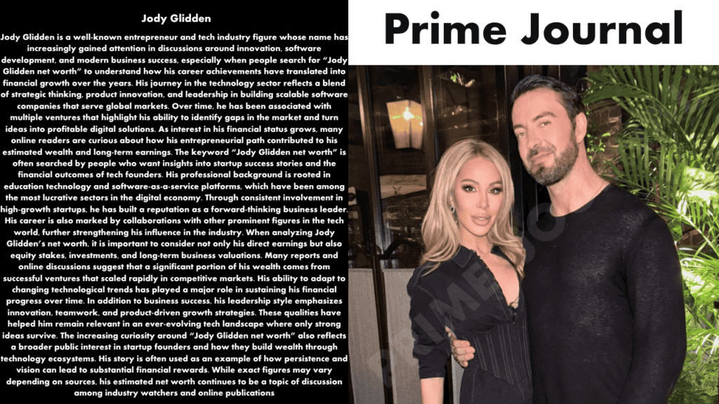 Jody Glidden Net Worth