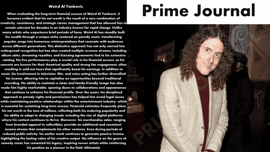 Weird Al Yankovic Net Worth