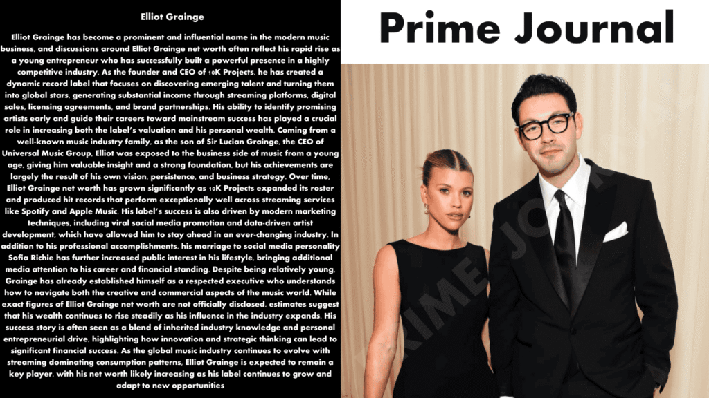 Elliot Grainge Net Worth