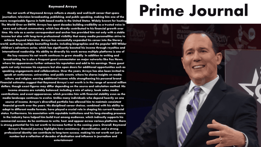 Raymond Arroyo Net Worth