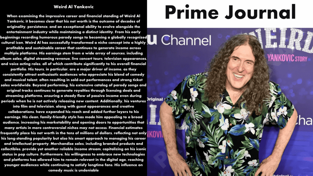 Weird Al Yankovic Net Worth