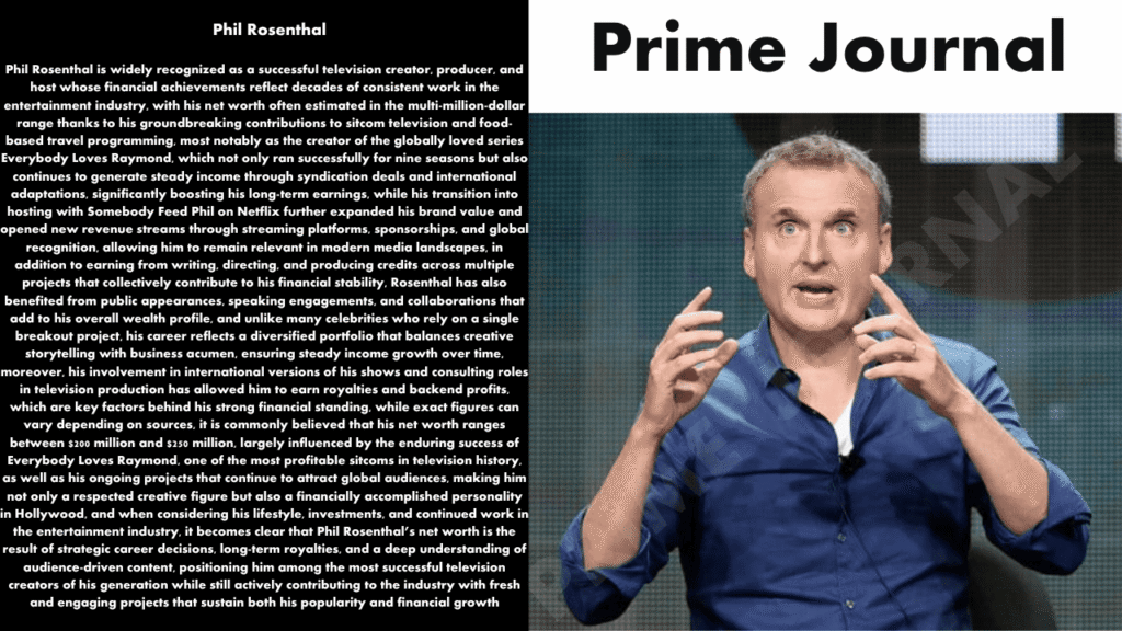 Phil Rosenthal Net Worth