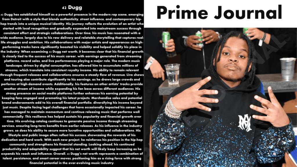 42 Dugg Net Worth