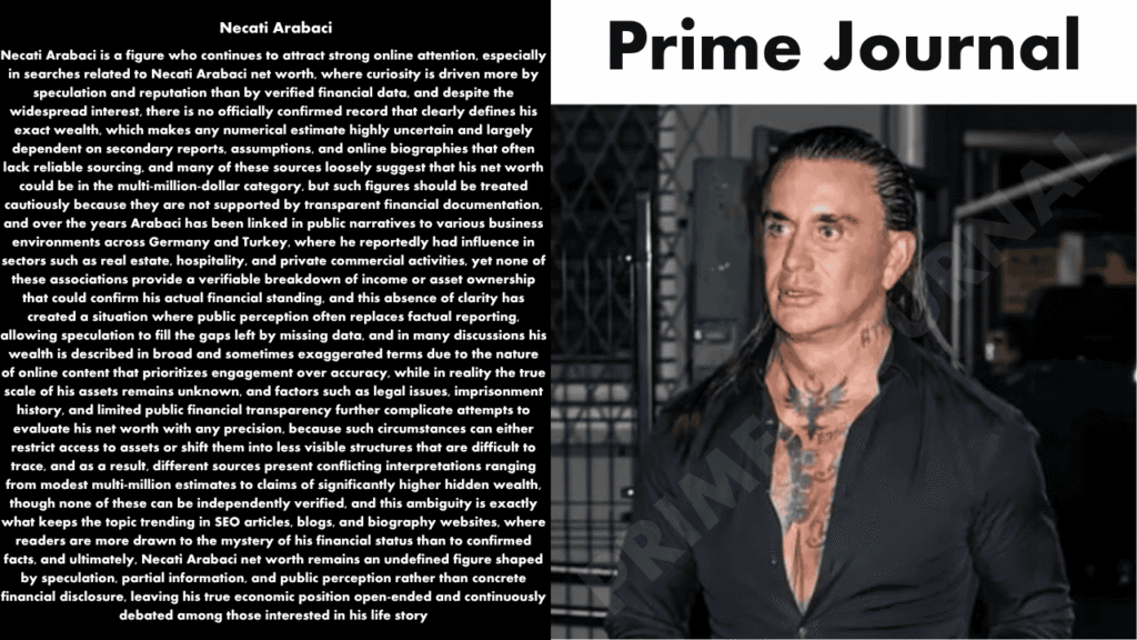Necati Arabaci Net Worth