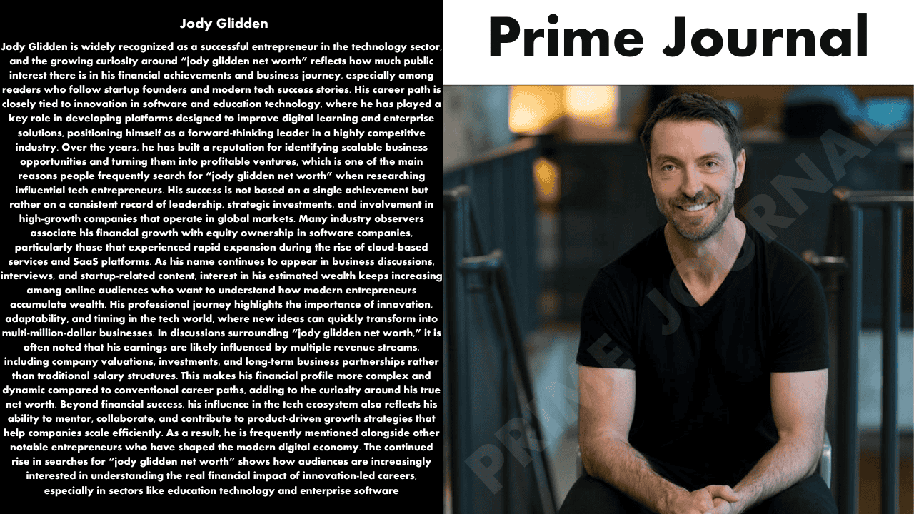 Jody Glidden Net Worth