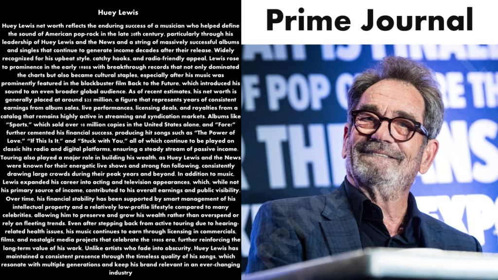 Huey Lewis Net Worth