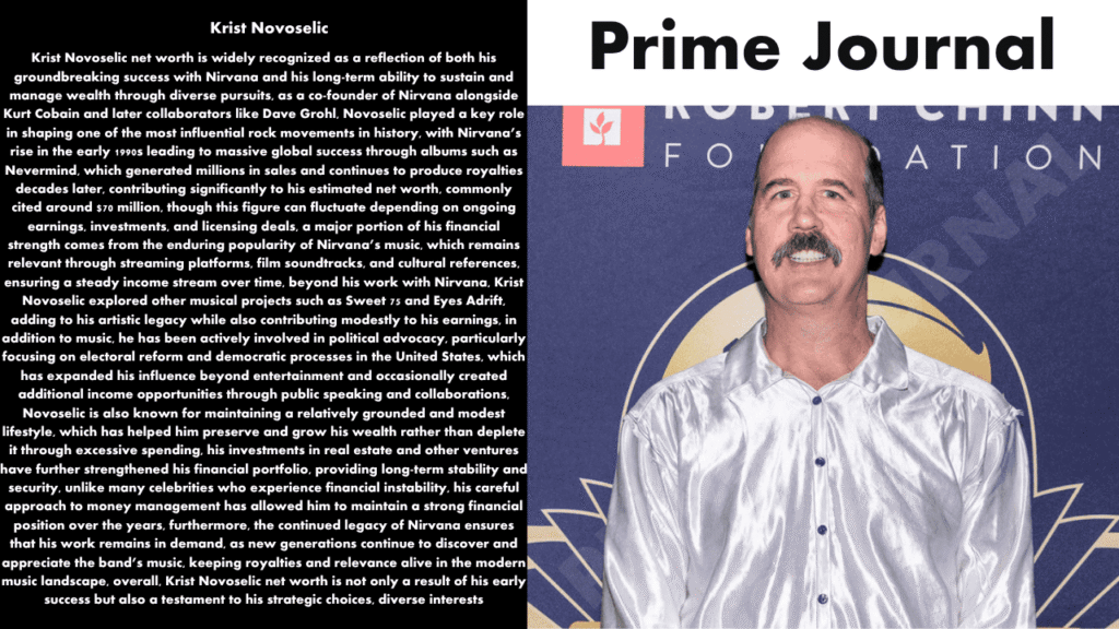 Krist Novoselic Net Worth