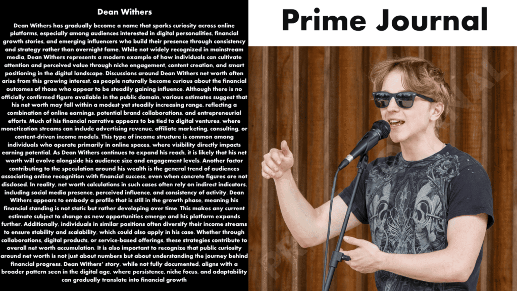 Dean Withers Net Worth