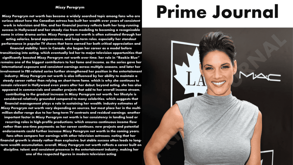 Missy Peregrym Net Worth