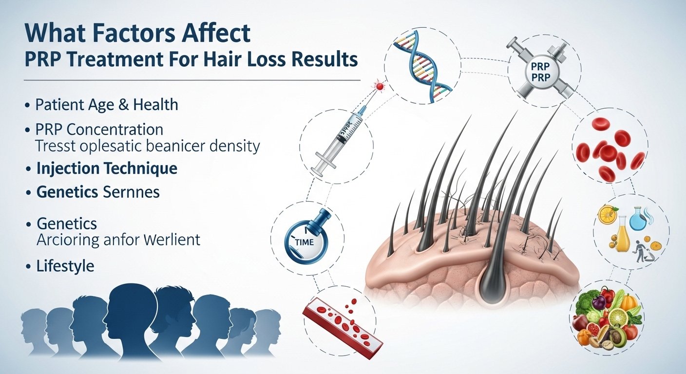 What Factors Affect PRP Treatment For Hair Loss Results