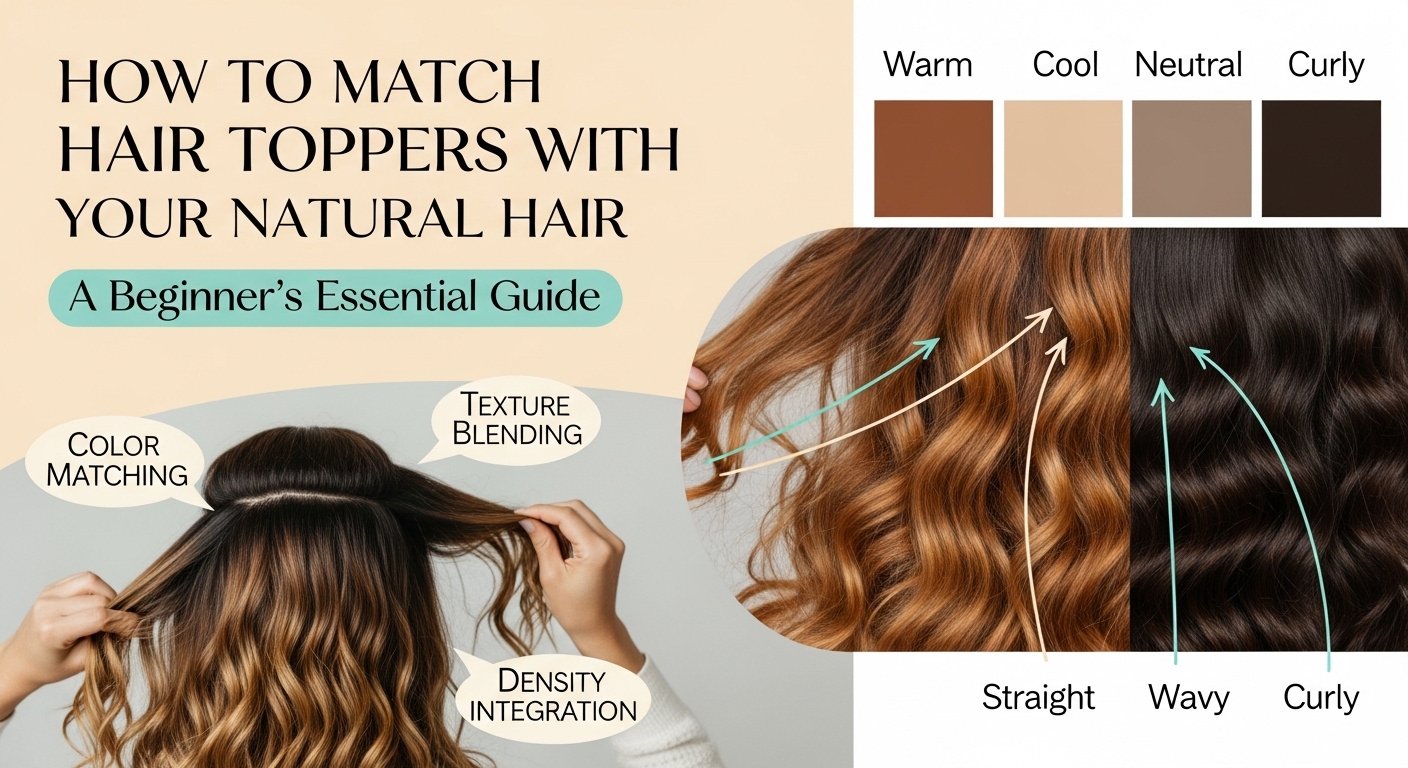 How to Match Hair Toppers with Your Natural Hair: A Beginner's Essential Guide